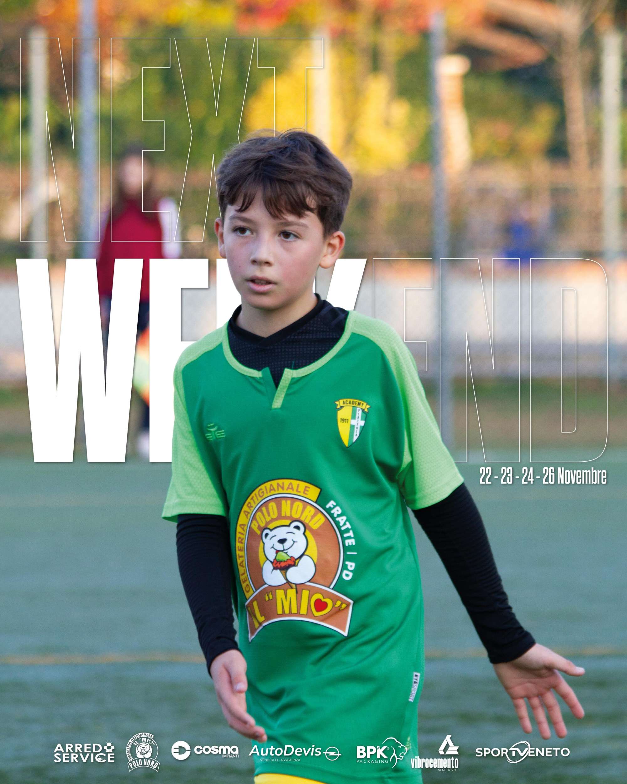 Weekend Gialloverde 22 - 23 - 24 - 26 Novembre ⚽💛💚