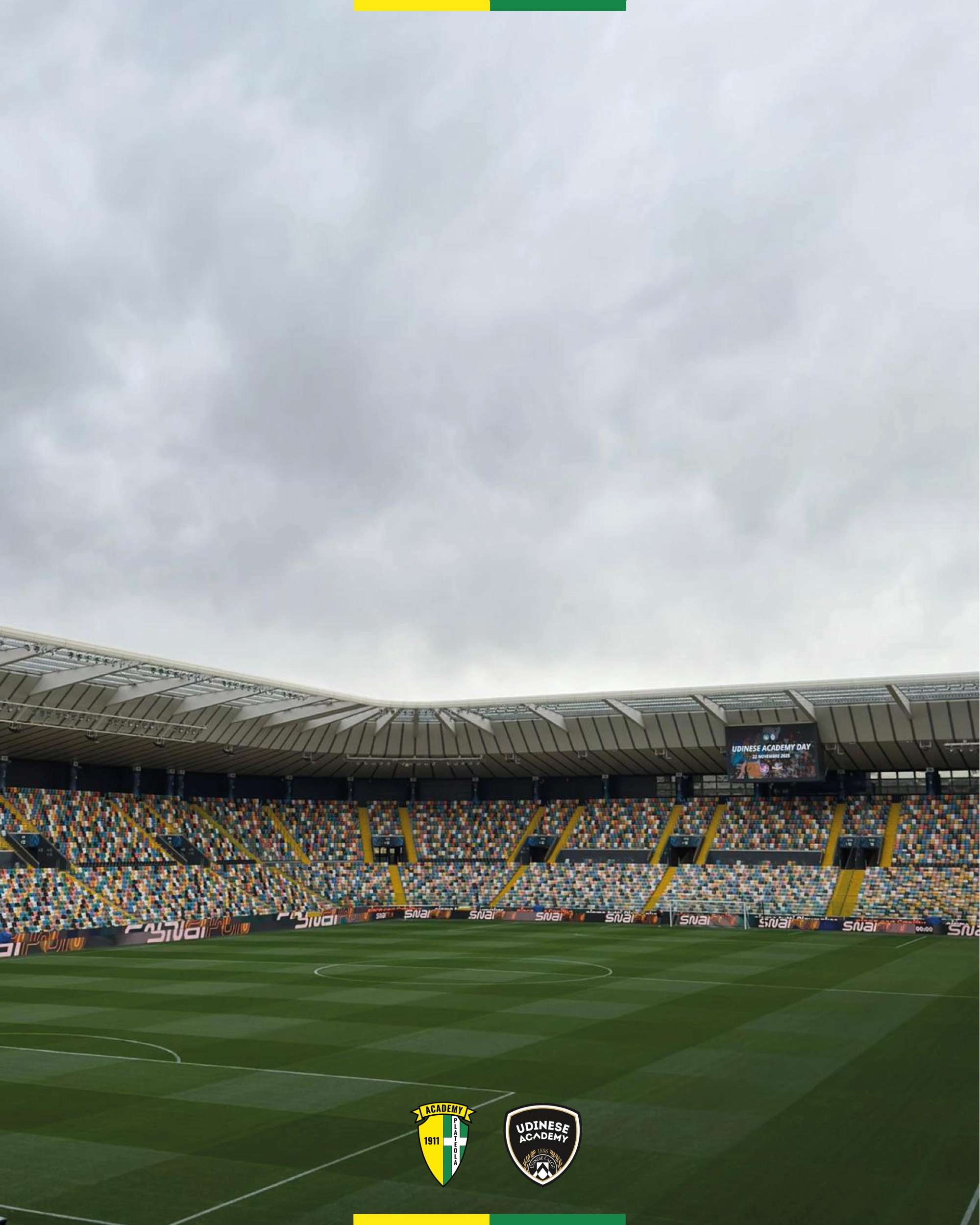 Un centinaio di gialloverdi ha partecipato con orgoglio all’Udinese Academy Day