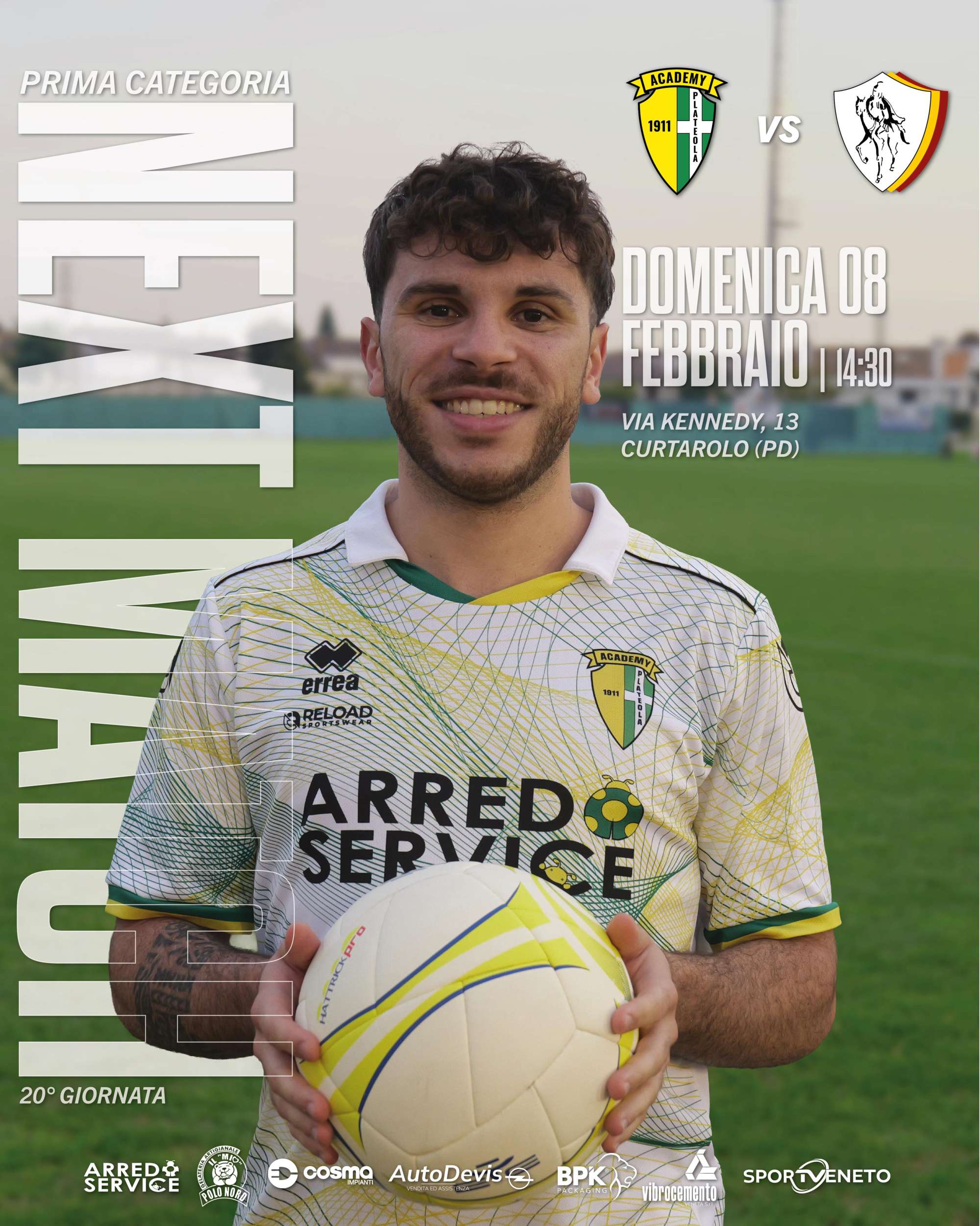 Prima Categoria – 20ª Giornata: Academy Plateola 1911 - Union Campo San Martino