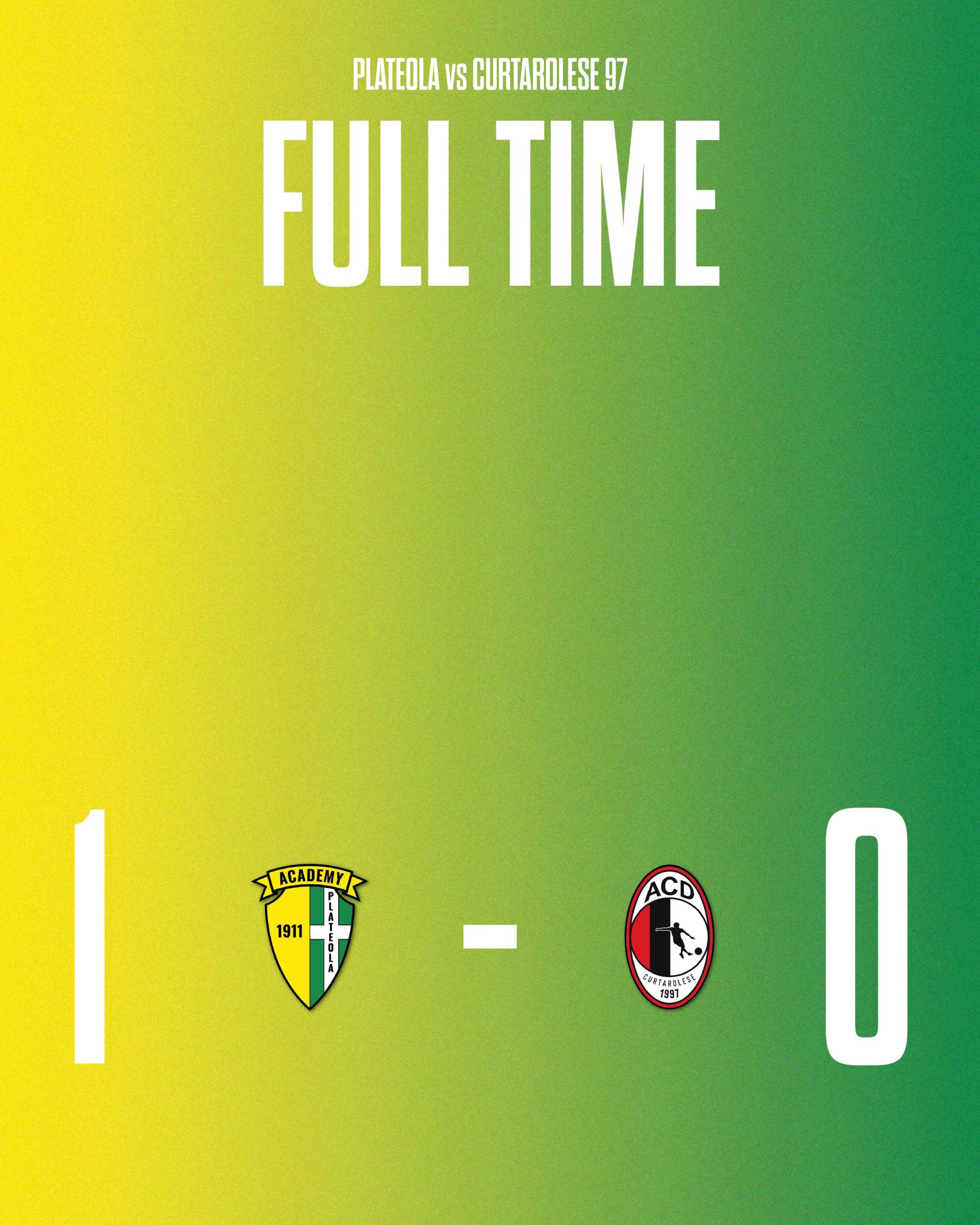 Trofeo Regione Veneto – Esordio vincente: Academy Plateola 1911 1 – 0 Curtarolese