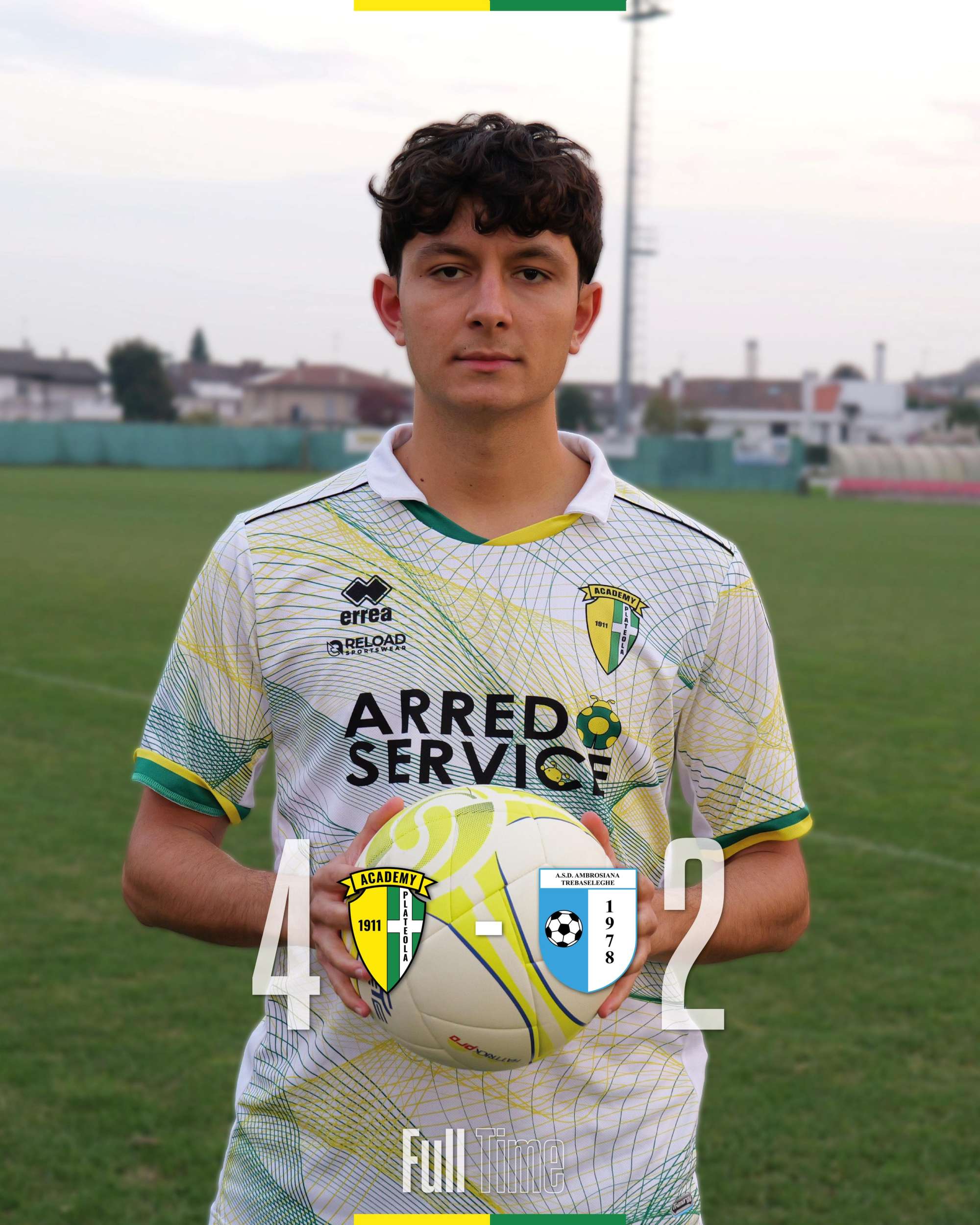 Prima Categoria – 13ª Giornata: Academy Plateola 1911 4 - 2 Ambrosiana Trebaseleghe