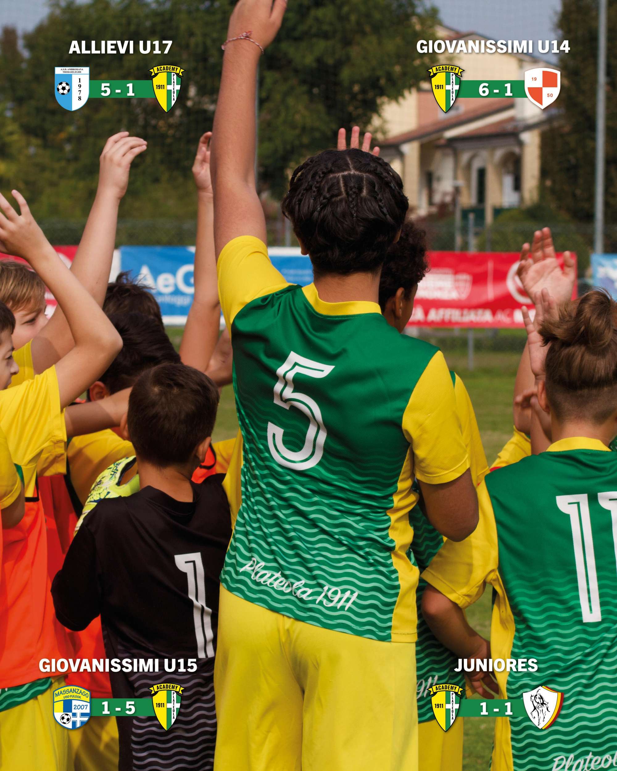 Un weekend di buone risposte da parte delle Giovanili del Plateola