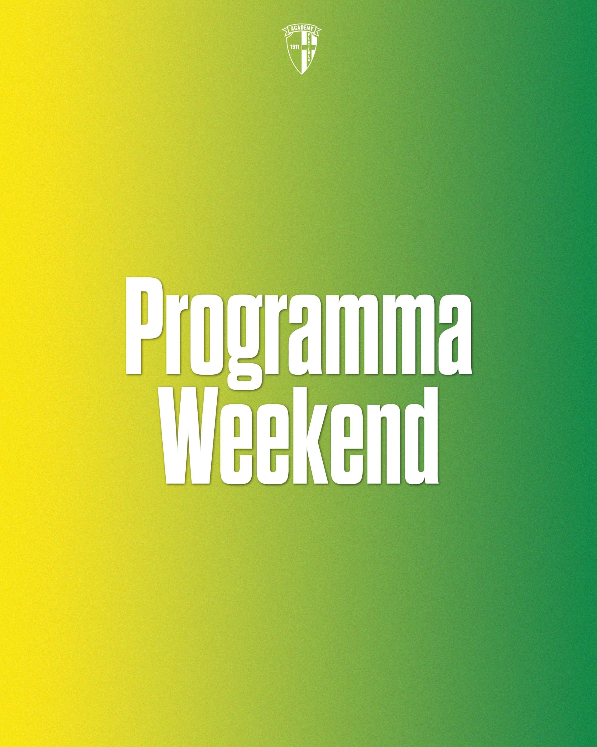 Weekend Gialloverde – 20/21 Settembre ⚽💛💚