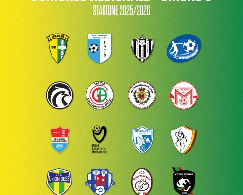 Ufficiale: i gironi della Juniores Regionale 2025/26
